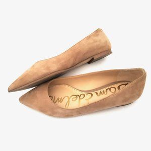 Sam Edelman Rae Ballet Flats Caramel Tan Suede 5